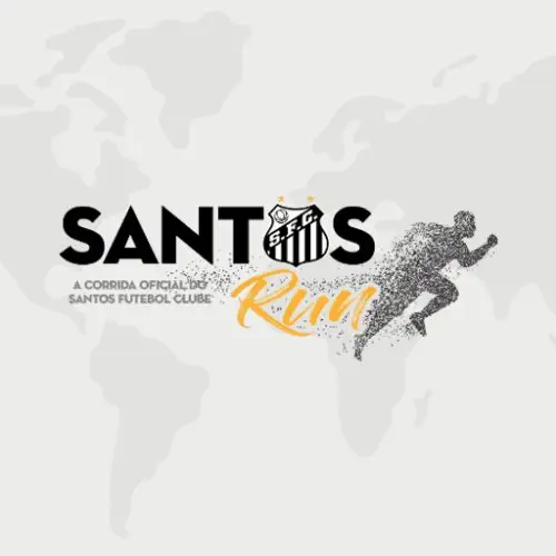 SANTOS RUN 8K 2026 logo