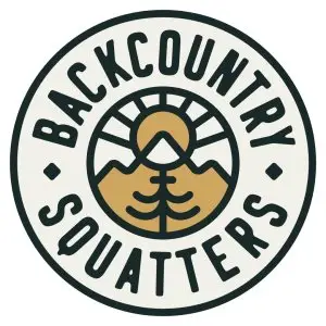 Sasquatch Skedaddle by Backcountry Squatters logo
