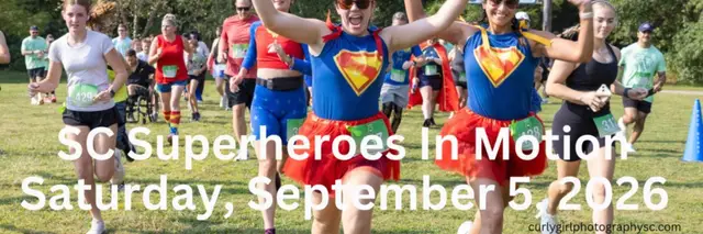 SC Superheroes in Motion Walk/Run/Roll 5k & 1-Mile logo