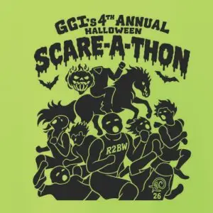 Scare-A-Thon Marathon and 10K logo