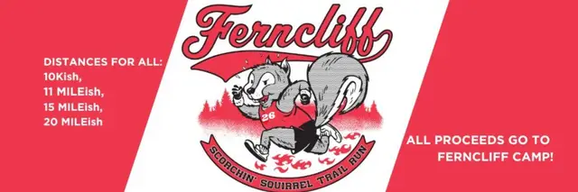 SCORCHIN' SQUIRREL TRAIL RUN (10k, 11m, 15m, 20m) logo