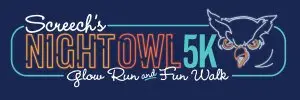Screech's Night Owl 5K & 1 Mile Fun Walk logo