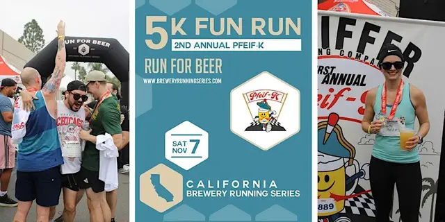 Second Annual Pfeiffer Pfeif-K Fun Run| 2026 CA Brewery Running Series logo