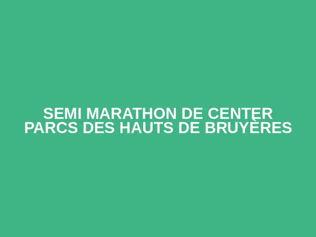 Semi Marathon de Center Parcs des Hauts de Bruyères logo