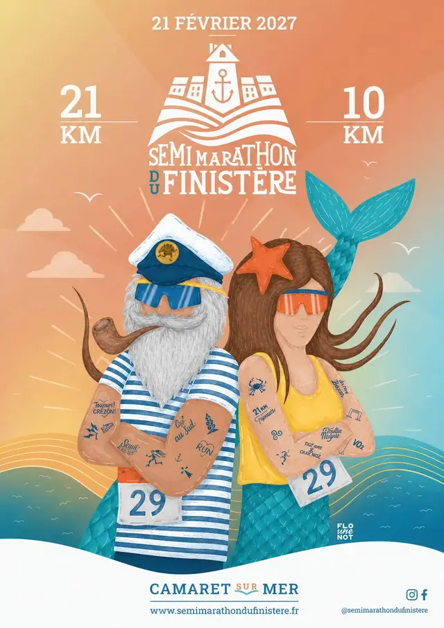 Semi-Marathon du Finistère logo