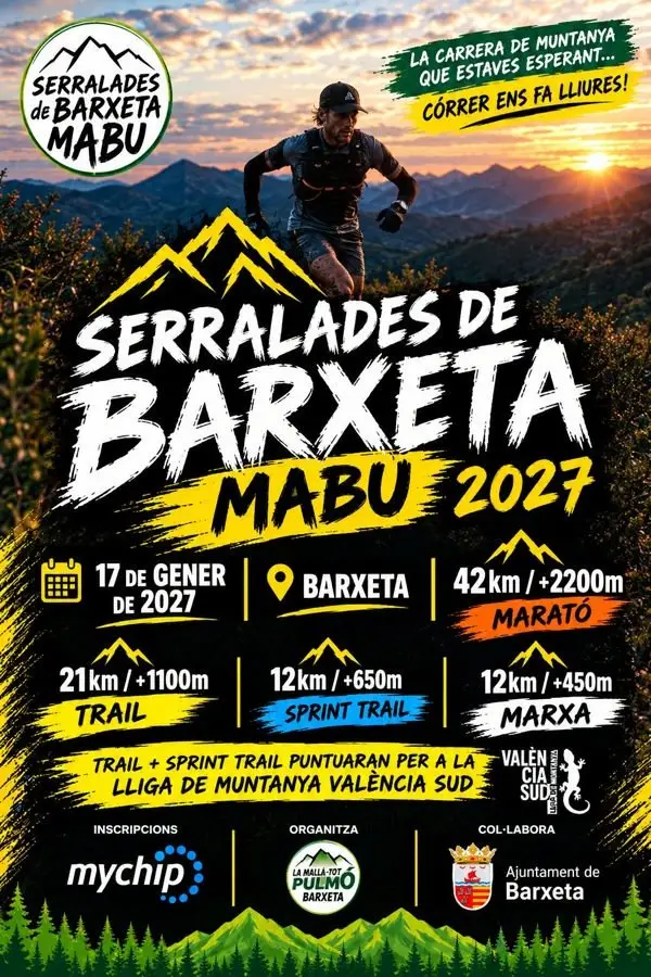 Serralades de Barxeta -  Mabu 2027, LMVS. 26/27 logo
