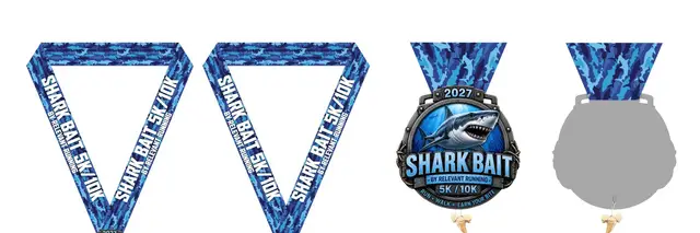 Shark Bait "Live Virtual" 5k/10k logo