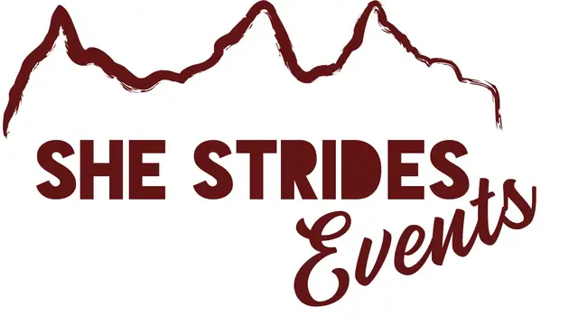 She Strides Metric Marathon logo