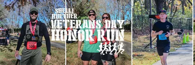 Shelli Huether Veterans Day Honor Run logo