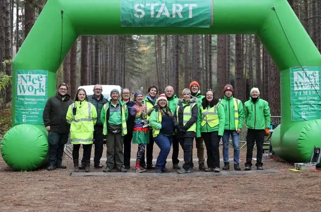 Sherwood Christmas 10K & 5K logo