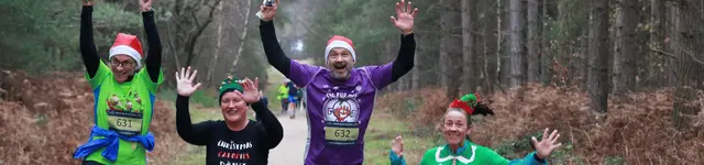 SHERWOOD PINES FESTIVE TRAIL RUNS 2026 logo