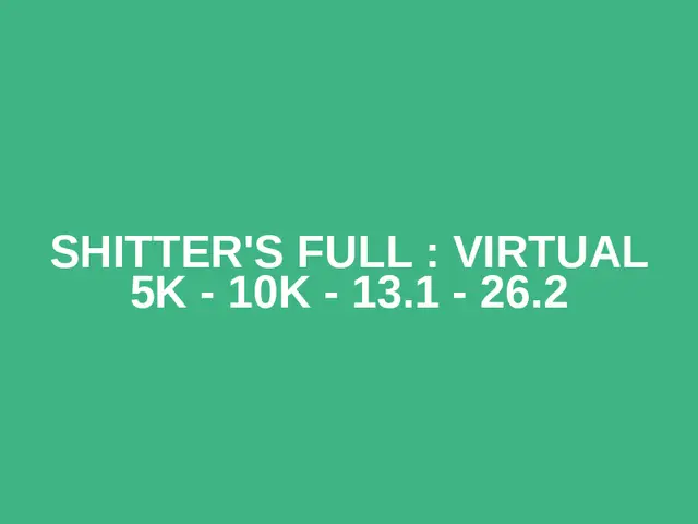 Shitter's Full : Virtual 5K - 10K - 13.1 - 26.2 logo