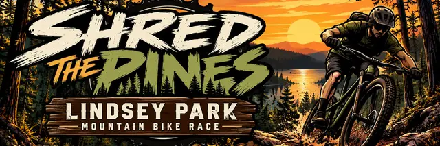 Shred the Pines MTB Series - Lindsey Park logo