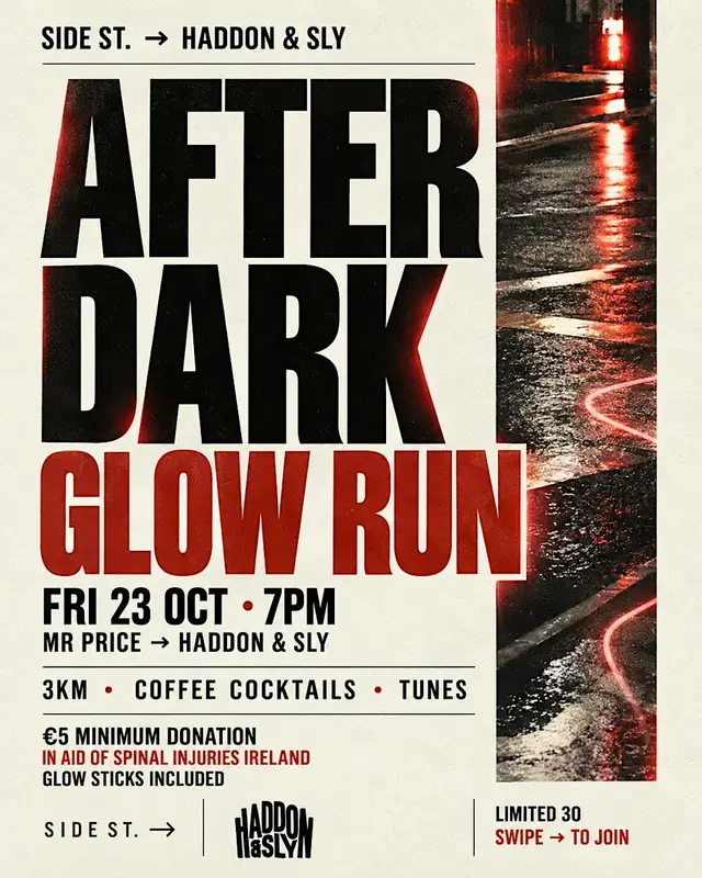 SIDE ST. After Dark Glow Run logo
