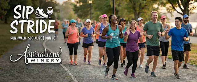 Sip & Stride | Aspirations Winery Run & Walk in Clearwater logo