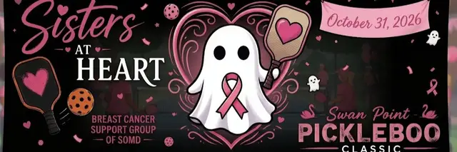 Sister at Heart / Swan Point PickleBoo Tournament logo