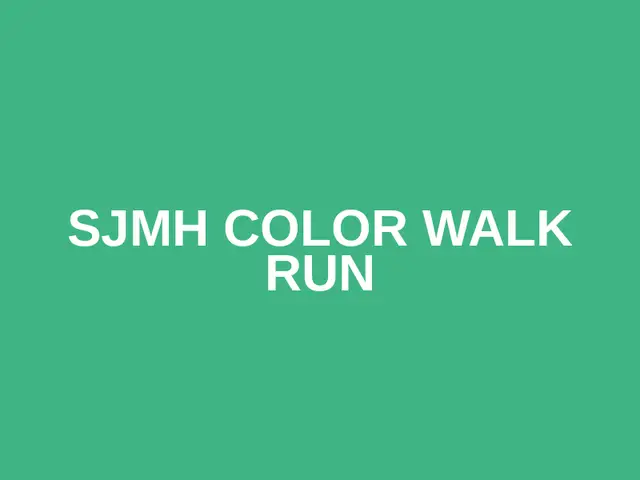 SJMH Color Walk Run logo