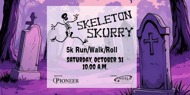 Skeleton Skurry 5k Run/Walk/Roll 2026 logo