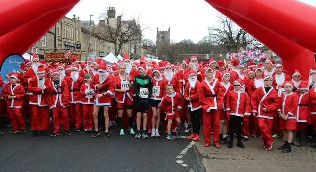 Skipton Santa Fun Run 2026 logo