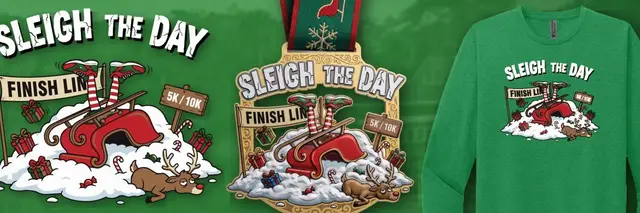 Sleigh the Day 5K / 10K logo