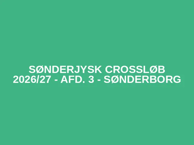 Sønderjysk Crossløb 2026/27 - afd. 3 - Sønderborg logo