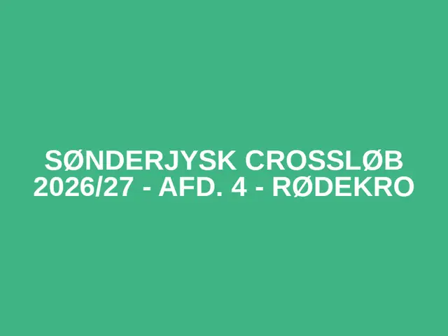 Sønderjysk Crossløb 2026/27 - afd. 4 - Rødekro logo