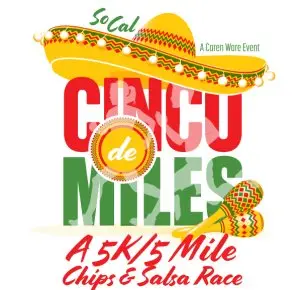SoCal's Cinco De Miles 5K and 5 MILE logo