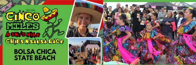 SoCal's Cinco De Miles 5K and 5 MILE logo
