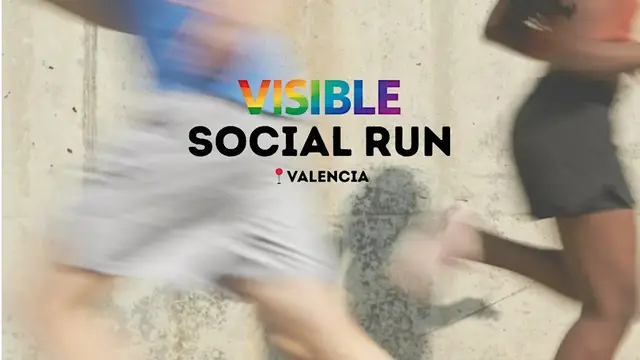 SOCIAL RUN VISIBLE logo