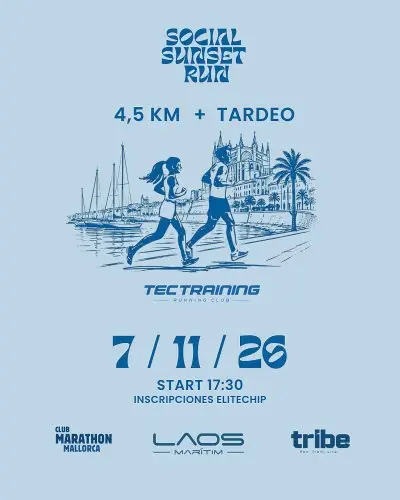 Social Sunset Run - TecTraining 2026 logo