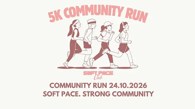 SOFT PACE CLUB by Sabrina Sterntal – Community Run 5K #03 logo