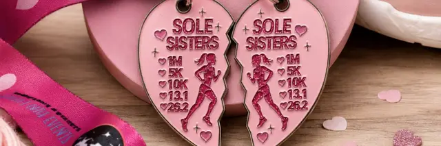 Sole Sisters Virtual Race  – TWO Medals & Bibs | Run or Walk Anytime logo