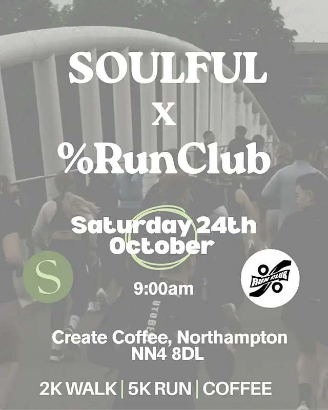 Soulful x %Run Club logo