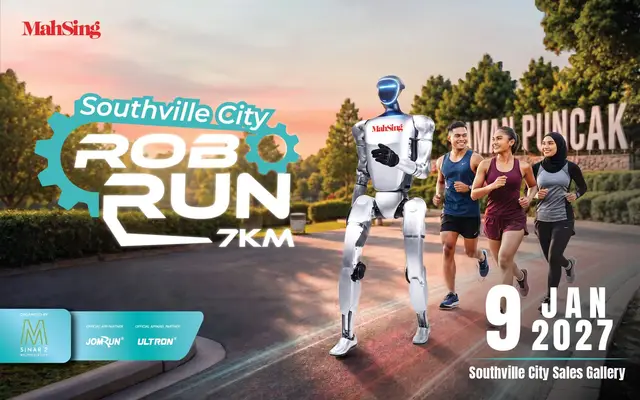 Southville City RoboRun 7KM Powered by Mah Sing (EVENT POSTPONED TO 9 JAN 2027) logo