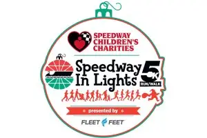 Speedway in Lights 5K logo