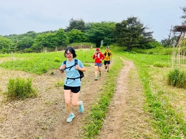 Scenic Views and Hot Springs! Inunakiyama Trail Run (絶景と温泉！犬鳴山トレイルラン) logo