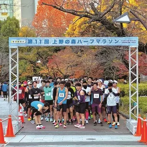 13th Ueno no Mori Half Marathon Tokyo Shimbun Cup (第13回 上野の森ハーフマラソン 東京新聞杯) logo