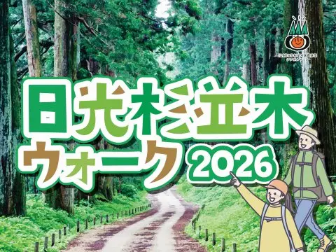 Nikko Cedar Avenue Walk 2026 (日光杉並木ウォーク2026) logo