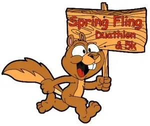 Spring Fling Duathlon/5k logo