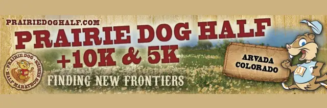 Spring Fling Prairie Dog Half, 10k, & 5k logo