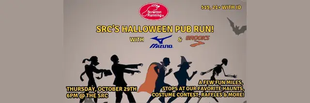 SRC Halloween Pub Run logo