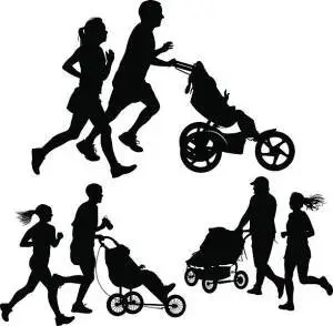 SRS Turkey Trot STROLLER PUSHER/Riders/Kids K escort WAIVER logo