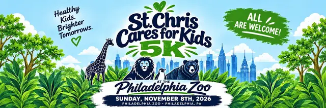 St. Chris Cares for Kids 5K logo