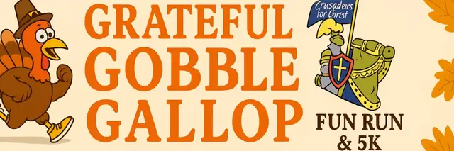 St. Joseph School Gobble Gallop Fun Run and 5K logo