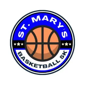 St. Mary's Boys Basketball Annual 5K Run and 1-Mile Fun Run logo