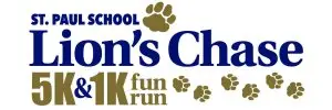 St. Paul School of Princeton Lion's Chase 5K & Fun Run logo