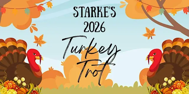 Starke’s First Annual 2026 Turkey Trot logo