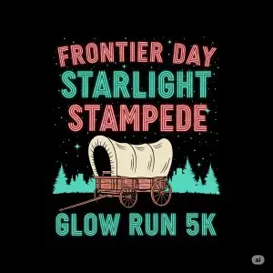 Starlight Stampede Glow Run 5k logo