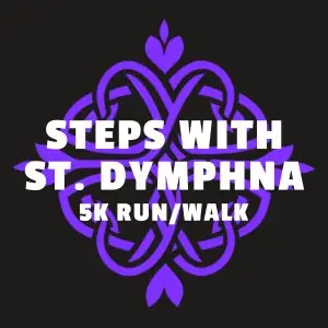 Steps with St. Dymphna 5k Run/Walk logo