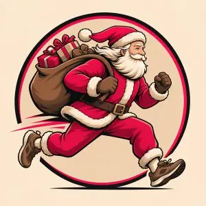 Stockton Santa Dash! 5K & 10K logo